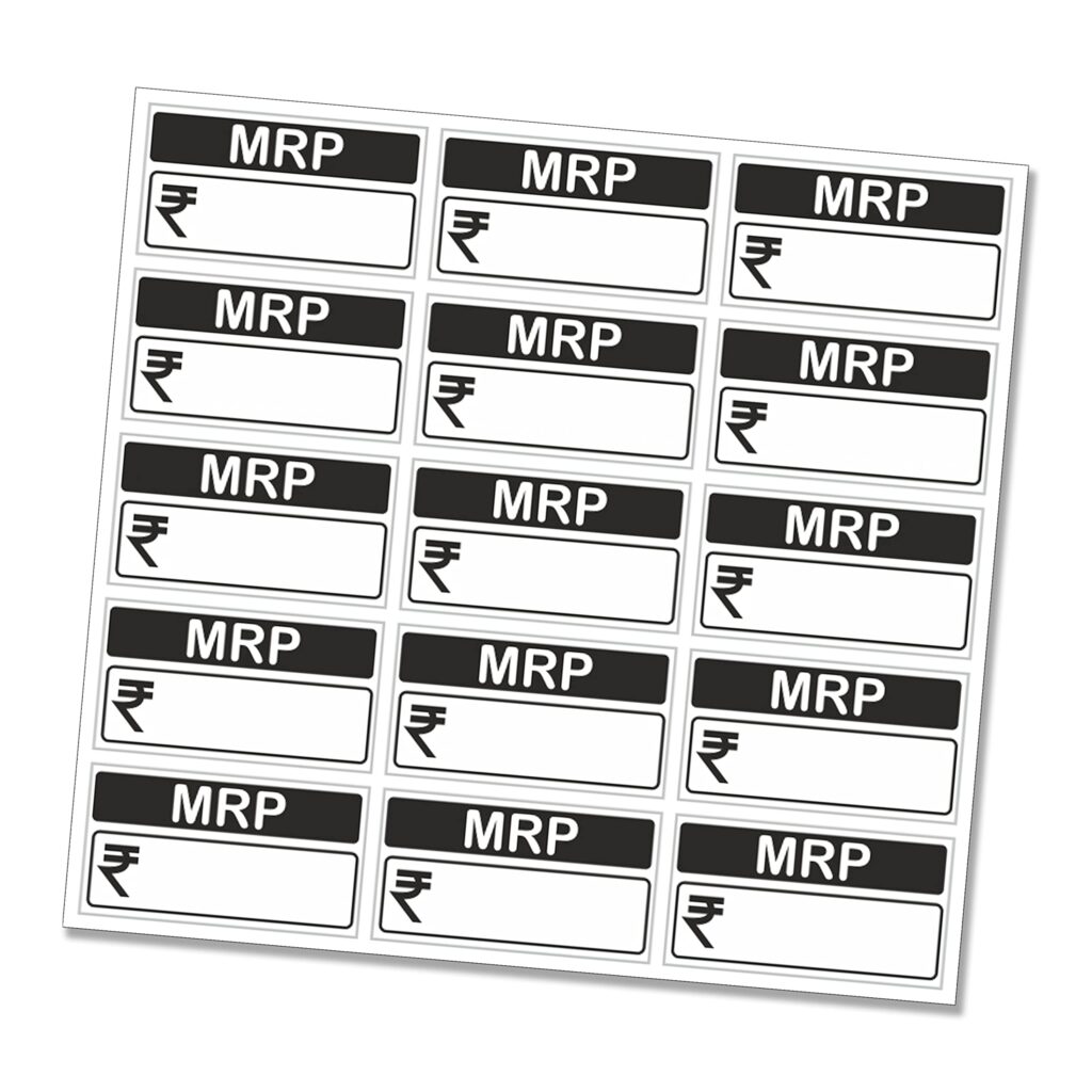 Top MRP Label Supplier and Manufacturer in Siliguri - Symbol Identification System